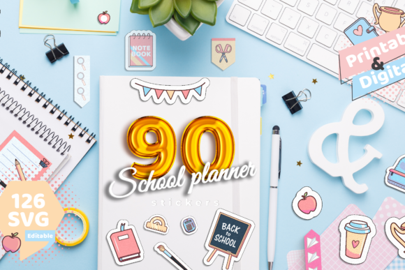Download School Planner Digital Stickers - Digital Collection