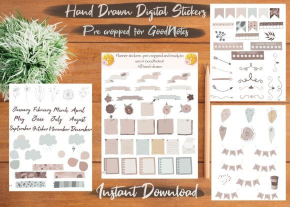 Download 100+ Digital Planner Stickers GoodNotes - Digital Collection